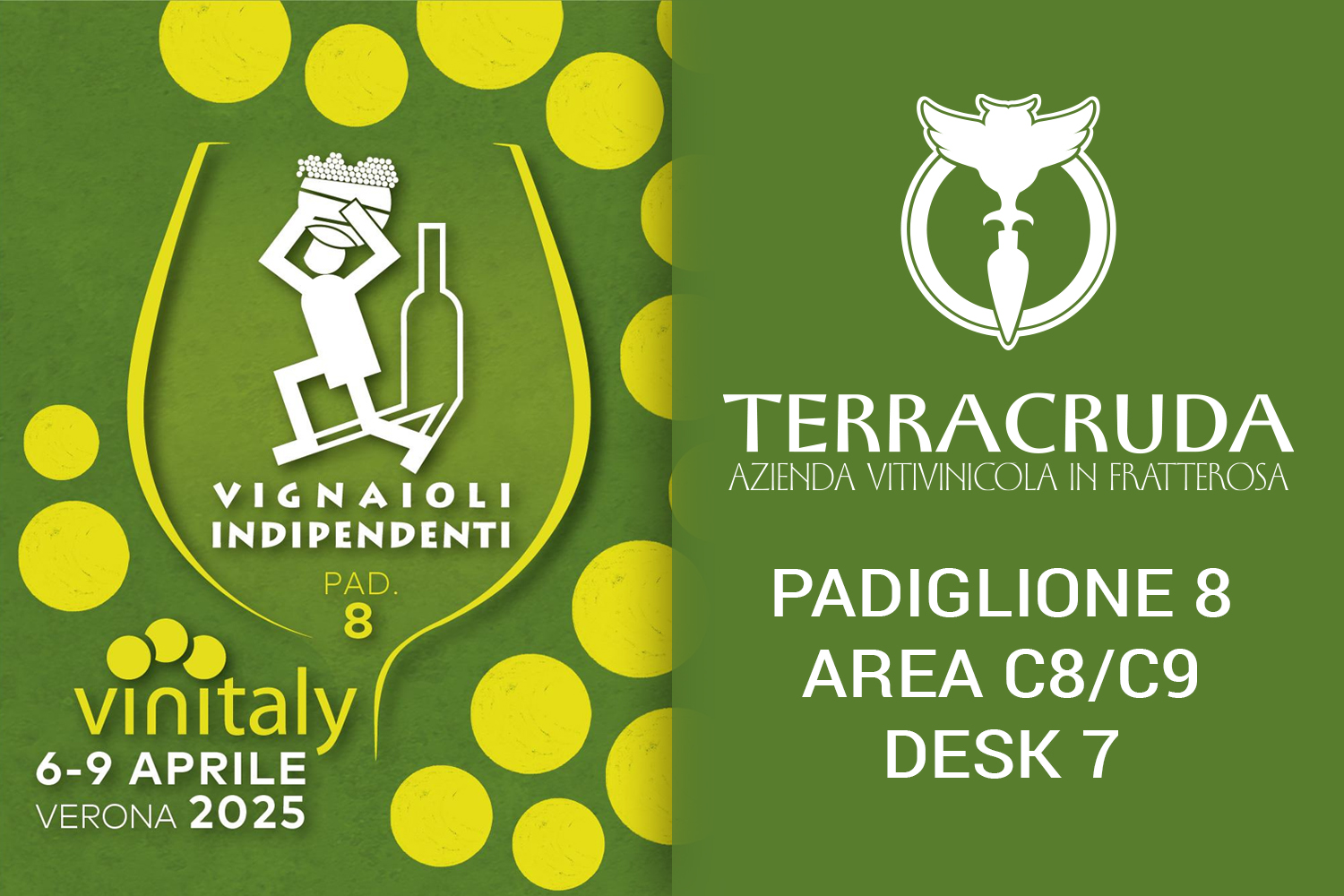 Vinitaly 2025 Fivi Federazione Italiana Vignaioli Indipendenti Stand 8 Terracruda