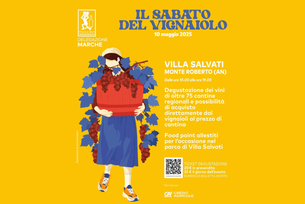 Sabato del vignaiolo Fivi Marche Terracruda Vignaioli Indipendenti Locandina