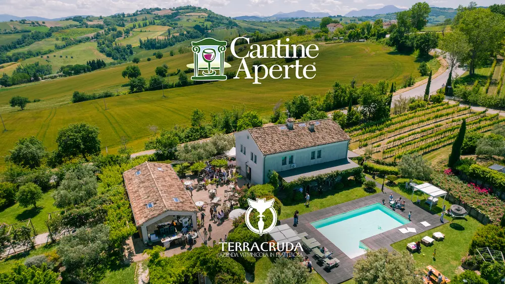 Vista dall'alto di Cantina Terracruda per Cantine aperte